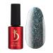 K Professional Base Coat - Cover Base Gel Transparent Graphite - Holographic Flakes -7ml -UV Nailack - Unterlack - Gel N gel - Gellack - 08CD - Holographic flakes Clear Graphit - Holographic Flakes