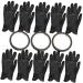 FRCOLOR 3 Sets Fingerless Gloves Manicure Gel Nail Gloves Nail Art Gloves Nail Art Gel Nail Tape Light Glove Uv Gloves for Nails Nail Art Tape Uv Tape Guantes Accessories Pvc Disposable - Buy Online on GoSupps.com