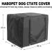 Waterproof Double Door Dog Crate Cover - Universal Fit for 48 Wire Crate - Black, 48L x 30W x 33H - Buy Online on GoSupps.com