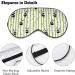 Panda and Bamboo Sleep Mask - Adjustable Eye Cover for Sleeping, Travel, and Napping - Buy Online on GoSupps.com