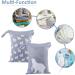 Maeau 2 Pack Reusable Wetbags for Diapers & Gym - Waterproof Baby Bags (30x40cm) - 36 Stylish Patterns - Buy Online on GoSupps.com