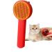 Itrimaka pet haircut tool - ladybugdhargung comb for animal hair - depilatory tools fur care arithmetic and brushes for long -haired pets red