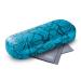 FEFI - Sturdy hardcase glasses case with floral relief embossing turquoise