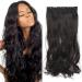 Hair Extensions 5 Clips Long Water Wave Hair Extensions Clips in High Temperature Fiber Clip in Hair Extensions Soft Synthetic Hairpieces for Women Hair Pieces(Sg88-22-613) - Buy Online on GoSupps.com