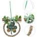 Abaodam 2pcs Shamrock Wooden Sign Hanging Front Door Wreaths Irish Party Wood St. Patrick's Day Pendants - Buy Online on GoSupps.com
