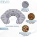 REVIX Microwavable Heating Pad for Neck Shoulders and Back | Weighted Neck Wrap with Moist Heat | Light-Gray - Buy Online on GoSupps.com