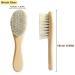 Molylove Baby Hair Brush - Soft Goat Bristles, Wooden Handle | Newborns & Toddlers - Buy Online on GoSupps.com