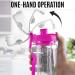 Zulay 34oz Fruit Infuser Water Bottle with Sleeve - Flamingo Pink - Anti-Slip Grip & Flip Top Lid - Infused Water Bottle for Women & Men - Buy Online on GoSupps.com