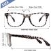 MEETSUN Blue Light Blocking Glasses 2 Pack - Anti Eyestrain Computer Gaming Eyeglasses for Men Women - Lightweight TR90 Frame - Retro Classic Design (Black & Grey Leopard Frames) - Buy Online on GoSupps.com