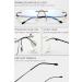 Vevesmundo Frameless Reading Glasses - Randlos Blue Light Filter Modern Titan Aid - Flexible 1.5x (Gray 1 Piece) - Buy Online on GoSupps.com