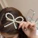 Stylish Pearls & Bow Hair Clips - Set of 4 for Elegant Hairstyles | International Shipping - Buy Online on GoSupps.com
