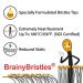 NuWay 4HAIR Traveler Patented Travel Brush (Dark Green) - Perfect for U.S. and International Trips - Buy Online on GoSupps.com