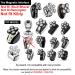 WAHFOX 6-Blade Head Shaver Replacement Blades - Compatible with FREEDOM GROOMING, Telfun, Aidalls, Wellup, Wyklaus - Black Magnetic Interface - Buy Online on GoSupps.com