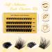 Weroniqwue Self Adhesive Lashes | Natural DIY Cluster Eyelash Extensions Kit (10-16mm) with Tweezers - No Glue Needed - Buy Online on GoSupps.com