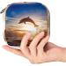Delphin Jumping Sunset Sanitary Napkin & Menstrual Cup Storage Bag - Portable Zipper Pocket for Teen Girls & Women - Buy Online on GoSupps.com