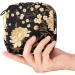 Yellow Peony Menstrual Cup Pouch & Pad Bag | Portable Feminine Menstruation Storage - Buy Online on GoSupps.com