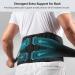 FREETOO Air Mesh Back Support Belt | Adjustable Lumbar Support for Lower Back Pain Relief | Anti-Skid Design | Ideal for Sciatica, Scoliosis | L (Waist 44''-53'') - Black - Buy Online on GoSupps.com