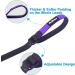 Petbonus Purple Short Dog Leash | Adjustable Safety Bracelet for Roller Leash | Reflective Soft Padded Handle | Extra Safety for Strollers - Buy Online on GoSupps.com