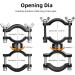 LIGHTFE Bicycle Light Mount Bracket | Aluminum Alloy | Adjustable Fork Special | 360 Rotation | FB366 - Buy Online on GoSupps.com