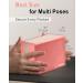 Tumaz Yoga Blocks 2 Pack with Strap Set - High-Density EVA Foam & Cork Blocks for Yogis - Includes Premium Yoga Brick & E-Book - Buy Online on GoSupps.com