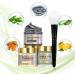 COSMTEK Monte Luna Green Tea Clay Mask Dead Sea Minerals Mud Mask Turmeric Clay Facial Mask Face Masks Skincare for Pore Blackhead Blemish and Acne 70g each - Buy Online on GoSupps.com