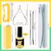 Fandamei Manicure & Pedicure Set - Complete Nail Care Kit with Files Buffers Shaver Tongs Brush & Nourishing Oil - Perfect for International Shipping - Buy Online on GoSupps.com