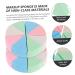 Minkissy 6 Sets Triangular Makeup Sponge Puffs - Wedge Makeup Esponjas for Flawless Application | Triangular Powder Puffs & Facial Tool - Buy Online on GoSupps.com
