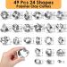 705 PCS Polymer Clay Cutter Set with 49 Stainless Steel Tools - Earrings Making Kit with 640 Jewelry Accessories and 16 Circle Earring Cutters - Buy Online on GoSupps.com