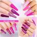 Shining She Gel Nail Polish Set - 10 Colors Purple Pink Rose Shimmer Glitter Kit for Salon & DIY - 8ML Soak-Off UV/LED Gel Polish Gift - Buy Online on GoSupps.com
