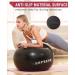 HAPBEAR Exercise Ball - Large Yoga Ball for Stability Work Out and Pregnancy - Anti-Burst Swiss Balance Fitness Ball with Quick Pump - Black - L (23-26inch / 58-65cm) - Buy Online on GoSupps.com