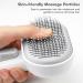 Aumuca Cat Grooming Brush for Shedding - Long/Short Haired Indoor Cats - Removes Mats, Tangles, Loose Fur - White - Buy Online on GoSupps.com