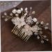 Beaupretty Bride Comb Comb Bridal Hair Comb Hair Comb for Crystal Hair Comb Wedding Hair Comb pearl hair Hair Bridal Hair Accessories - Buy Online on GoSupps.com