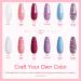 Lavender Violets 14g x 6 Colors Dip Powder White Nude Pink French Nail Art Manicure Large Capacity Dipping Powder Nail Powder Salon Choice J224 - Buy Online on GoSupps.com