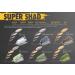 Booyah Shad Blade-Bait Fishing Lure - Pearl Shiner Mini & Super Shad in Chartreuse - 3/16 oz & 3/8 oz - Buy Online on GoSupps.com