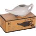 Ceramic Neti Pot - 225 ml Capacity - Dishwasher Safe - Crackle Pattern Ivory - Buy Online on GoSupps.com