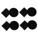 Goohochy 8st compost box filter cotton Deo slices Print head bottle black garbage bin compost container for the interior of trash can black sieve diaper