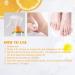 Foot Peeling Spray Oil - Remove Dead Skin, Exfoliate Rough Heels & Calluses (Orange) - Buy Online on GoSupps.com