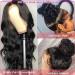 Doaburu 360 Lace Front Human Hair Wig 14 Body Wave| Transparent Full Lace Wig Pre Plucked w/ Baby Hair| 150% Density Remy Hair| Perfect for Ponytails & Buns - Buy Online on GoSupps.com