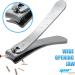 Nail Clippers - YNR England Large Toe Nail Clippers for Thick Nails with Wide Jaw Opening Sharp Curved Blade Fingernail Clippers Heavy Duty Nail Cutter Trimmer for Men Seniors with Nail File - Buy Online on GoSupps.com