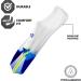TYR Stryker Silicone Swim Fins Blue/Yellow/Clear - Medium - Buy Online on GoSupps.com