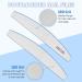 25PCS Blue 100/180 Grit Double Sided Nail Files - Washable & Reusable Emery Boards for Acrylic & Natural Nails - Buy Online on GoSupps.com