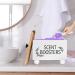 White Wood Laundry Pods Holder Dryer Sheets Fabric Softener Dispenser - Buy Online on GoSupps.com