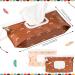 Sannix Reusable Baby Wet Wipes Bag for On-the-Go - 2 Box Holder Brown Bohemian Design | Eco-Friendly & Portable - Buy Online on GoSupps.com