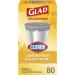 Glad Lemon Fresh Bleach Scent Small Kitchen Trash Bags - 4 Gallon, 80 Count - Buy Online on GoSupps.com