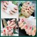 Kalolary 12 Sheets Christmas Nail Polish Stickers - Self-Adhesive DIY Nail Art Wraps with Nail File - Buy Online on GoSupps.com