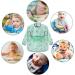 DiscoBall Long Sleeve Baby Bibs | Waterproof Feeding Apron with Silicone Pocket | Unisex Dribble Bib for Infant/Toddler 6M-3Yrs - Green - Buy Online on GoSupps.com