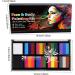  Teksome Face Paint Set Face and Body Paint Washable Pigment Water Soluble Pigment Paint - Makeup Pigment Powder for Face Paint - Buy Online on GoSupps.com