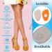 EXCEART Half Size Foot Cushions & Insoles for High Heels - Comfortable Forefoot & Heel Support Sweat Absorbent EVA Leather Pads in Apricot & Gray - Buy Online on GoSupps.com
