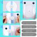 60 Pcs Transparent Adhesive CGM Sensor Covers - Waterproof Shower Patch Protectors for Swimming, Cycling, Running - Pink and Blue - Buy Online on GoSupps.com