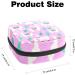 Cute Cartoon Llama Alpaca Menstrual Cup Pouch | Sanitary Napkin Storage Bag | Feminine Period Pads Holder - Multi-colored - Buy Online on GoSupps.com